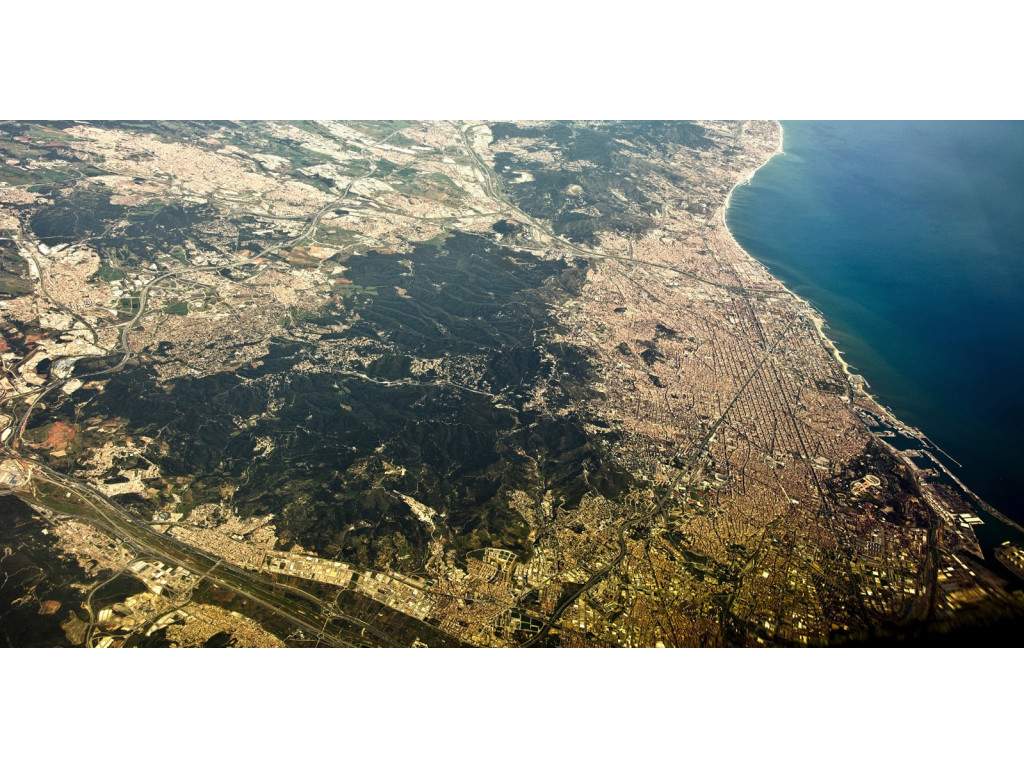 2_The Collserola Forest, Barcelona’s 1300 Hectare Green Lung, Seen from Above_1024 x 768 @ 72 DPI